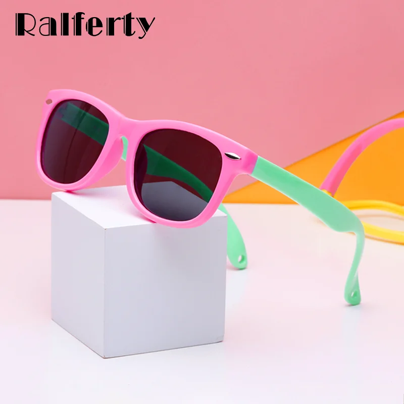 Гибкие детские солнцезащитные очки Ralferty TR90 поляризационные защитные для детей