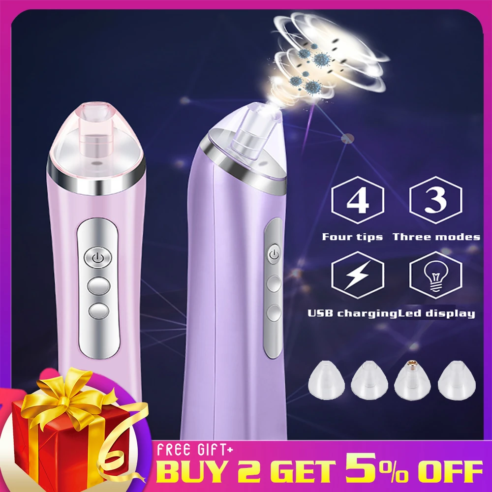 

Electric Black Dot Vacuum Cleaner Residues Grease Acne Removal Skin Pore Cleaner Household Skin Care Beauty facial tools