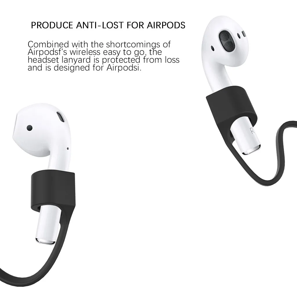 Для AirPods Pro Magneticsilicone для AirPods ремешок спортивный против потери веревка легкий Магнитный абсорбционный 52 см