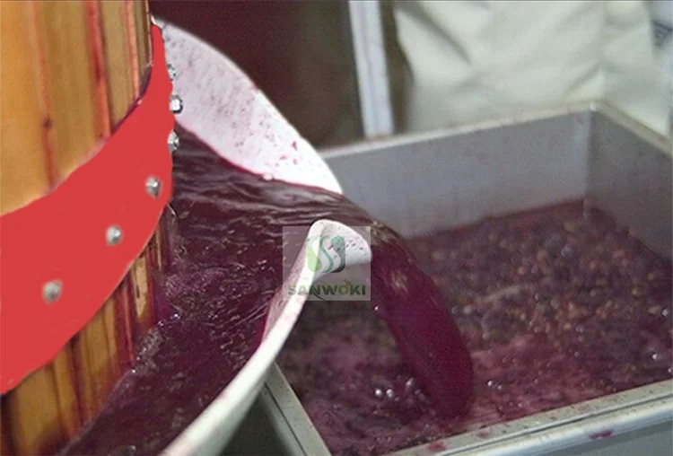 6L Manual grape presser machine winery wine juicer machine apple juice maker machine wooden basket pear squeezer machine 6