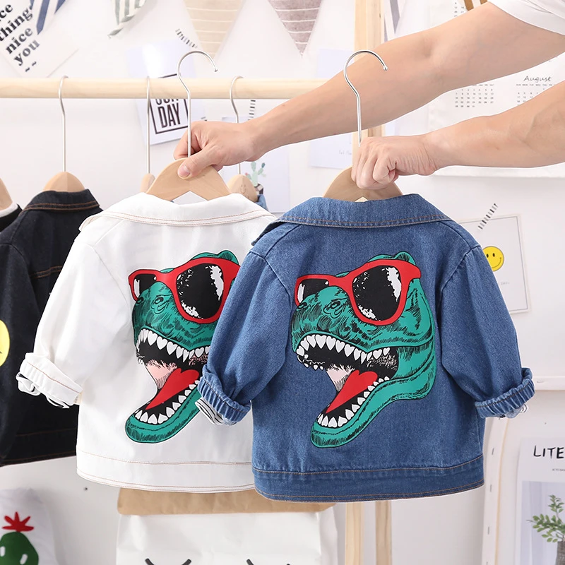 baby shark jean jacket