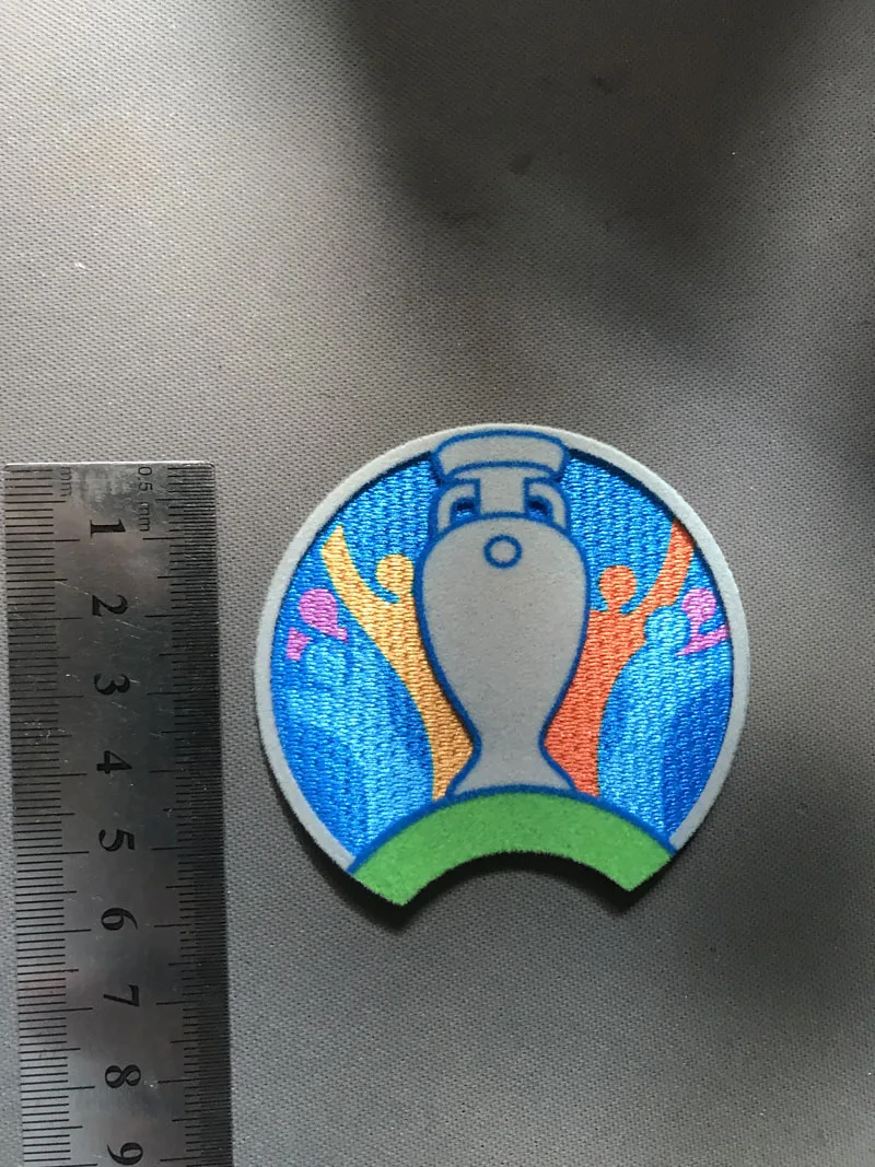 

10PCS one lot Velvet 2020 Euro Patch Iron On Heat Transfer Soccer Patch Badge