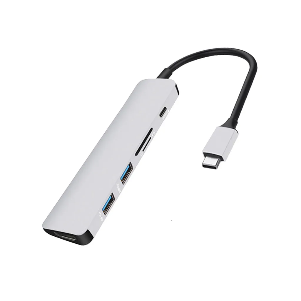 OMESHIN Type-C USB 3 0 до 4K HDMI SD TF кардридер 6в1 концентратор адаптер с портами слот Micro для