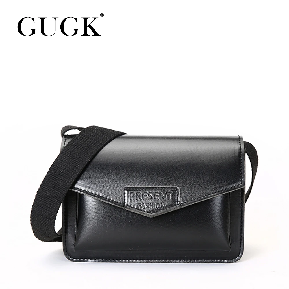 GUGK сумки на плечо женские гладкие верхняя crossbody низ Женская обувь застежке и