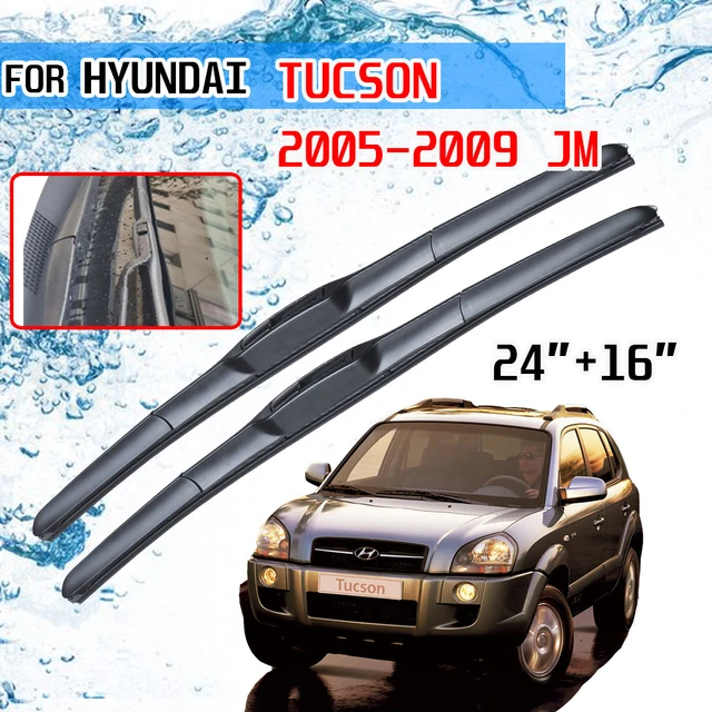 13 Coche Limpiaparabrisas Trasero para Hyundai Tucson JM 2004-2009,  Parabrisas Escobilla Trasera Limpiaparabrisas Trasero Hojas de Repuesto  Coche