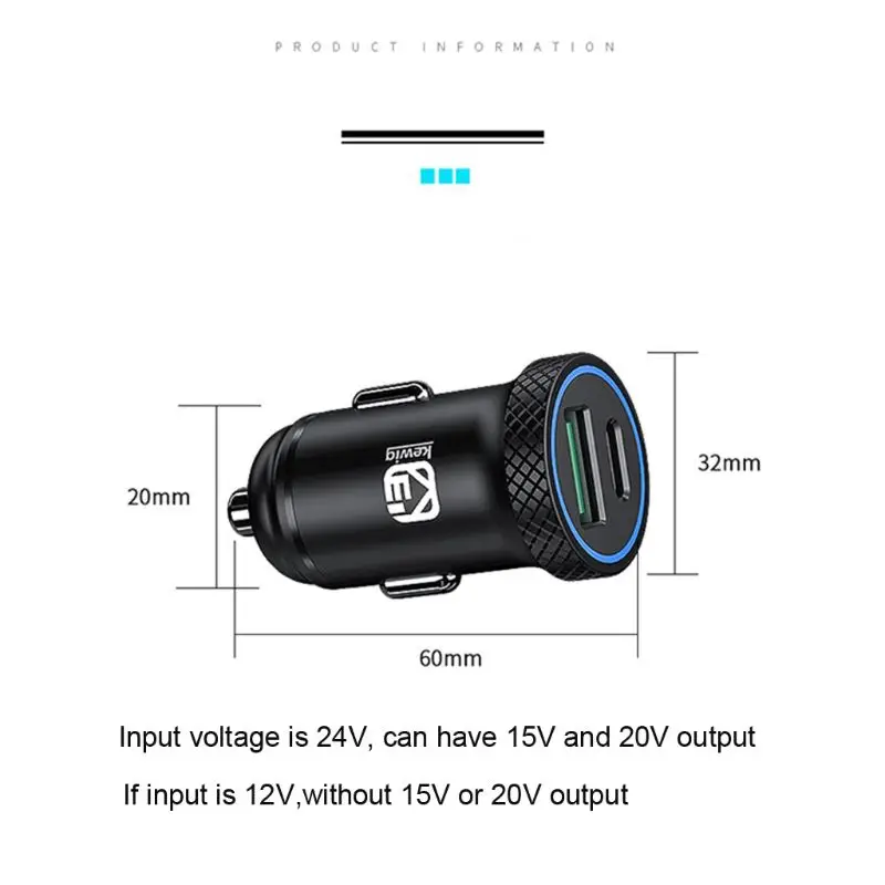 Универсальная Быстрая зарядка 3,0 USB Автомобильное быстрое зарядное устройство USB C type C PD автомобильное зарядное устройство адаптер питания для iPhone ipad samsung мобильный телефон