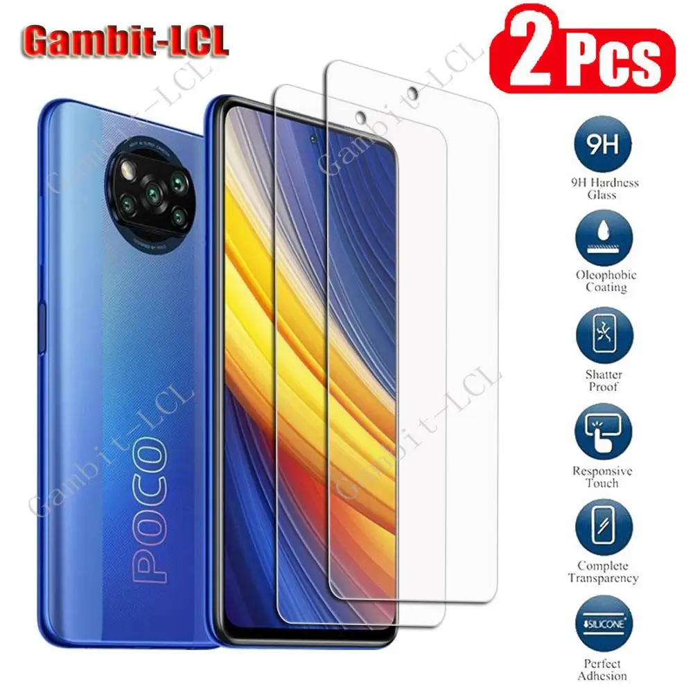 Vidrio Templado Protector Original HD para Xiaomi Poco X3 Pro, NFC GT  M2102J20SG, M2007J20CG, película protectora de pantalla de teléfono -  AliExpress