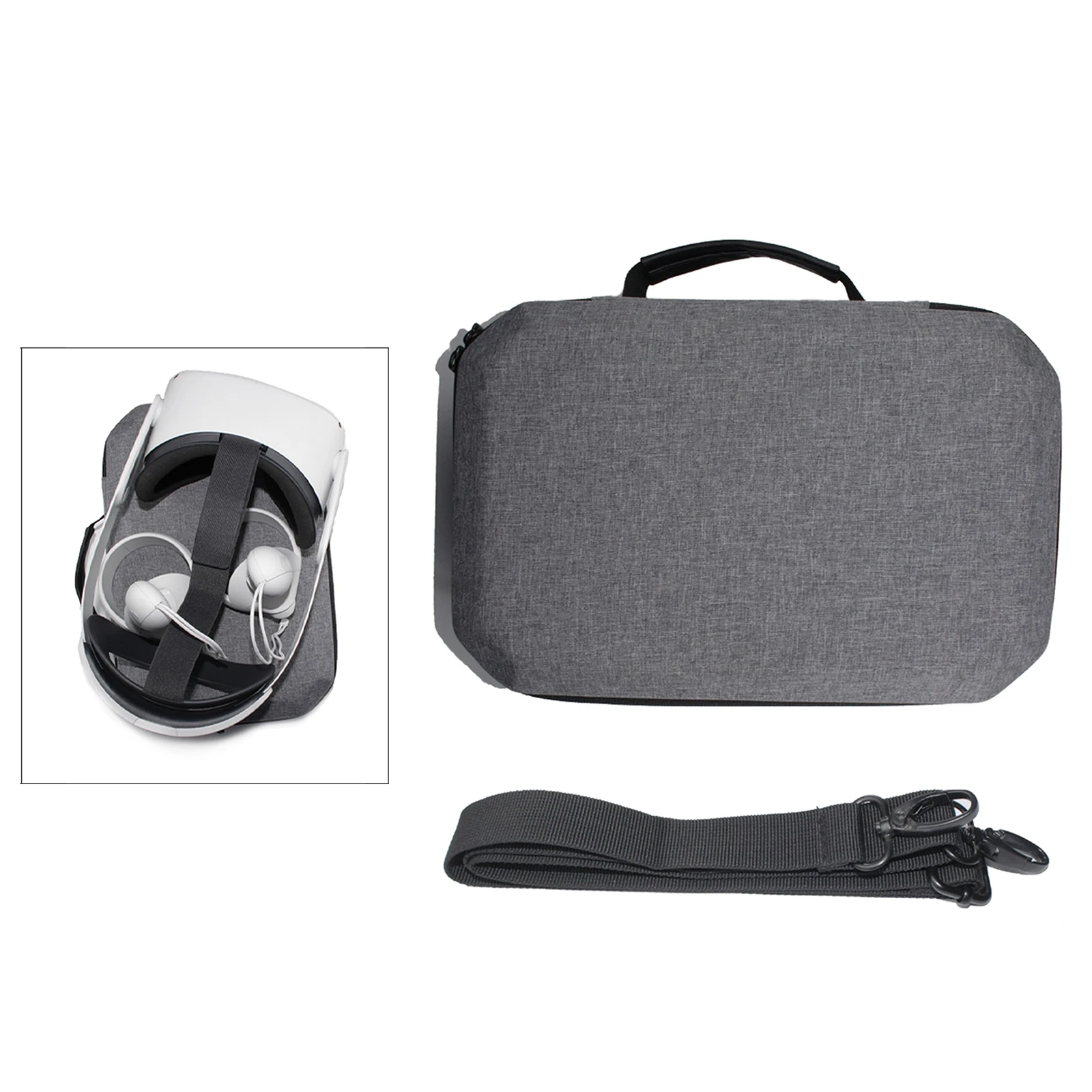 Hard EVA Case Storage Protective Pouch Bag Waterproof Crash-Proof for  Quest 2 All-in-one VR Virtual Reality Headset
