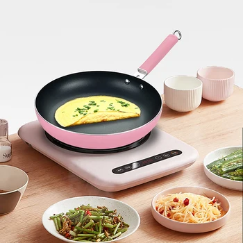 

24/26/28/30cm Non-stick Healthy Frying Pan No Oil Smoke Potgas Stove Cookware General Grill Smokeless Kitchen Cooking Pan