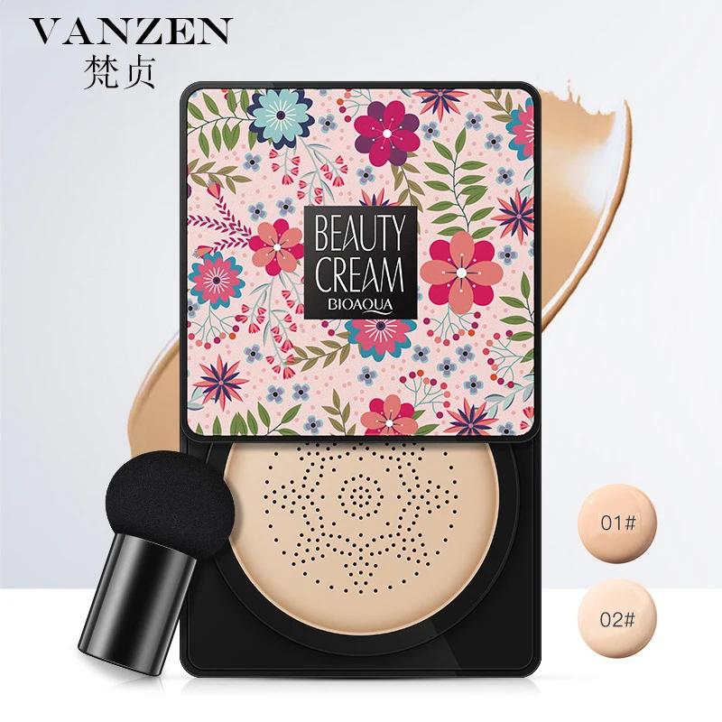 NEW Air Cushion Mushroom Head BB Cream Breathable Concealer Moisturizing Oil Control Base Makeup Bare Korean Cosmetis TSLM1