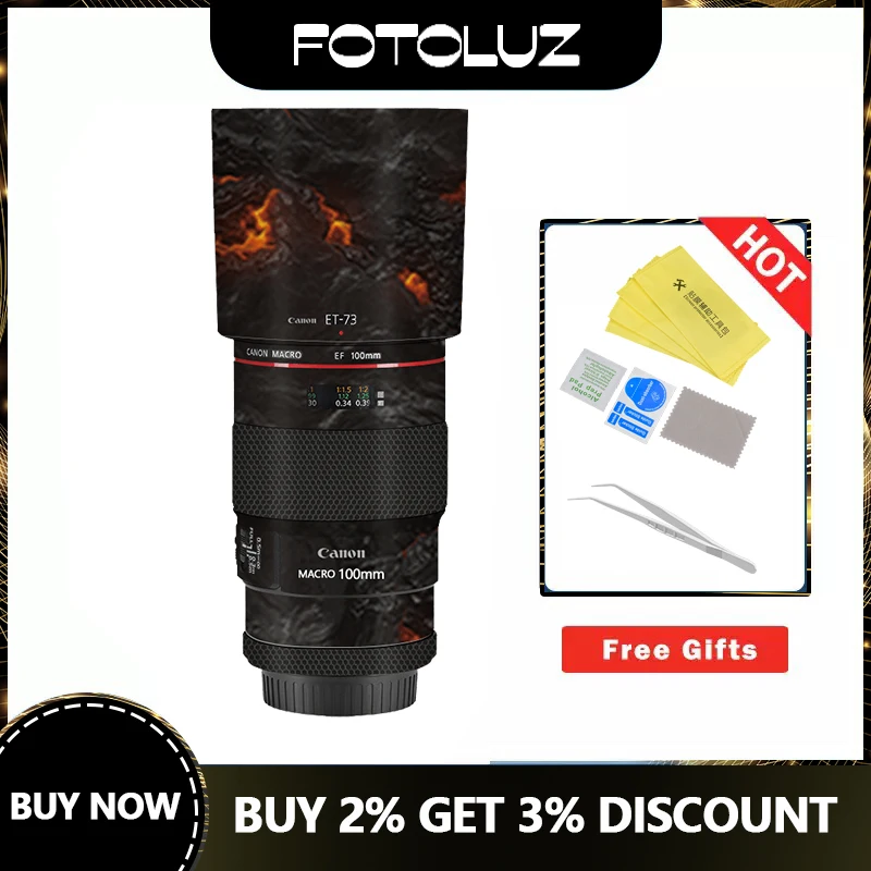 

Защитная пленка EF100f2.8 для объектива камеры Canon EF 100 мм f/2.8L IS USM защитная пленка 3M