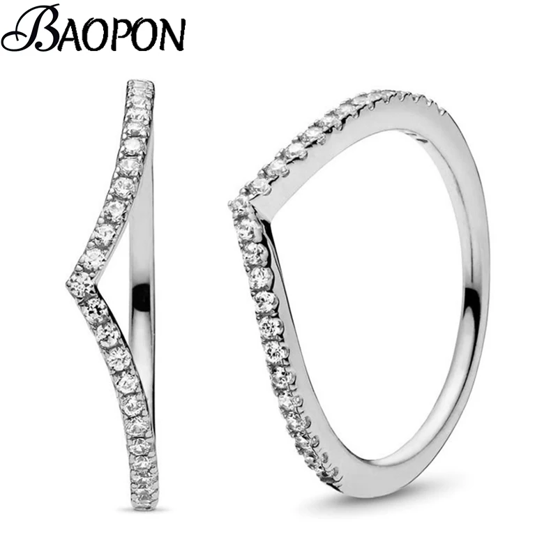 BAOPON розовое золотое серебряное тонкое штабелируемое кольцо на палец с костями