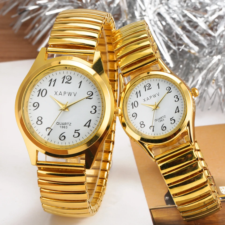 Watches Reloj Pulsera Quartz Mujer Pulsera Orient Quartz Dorado