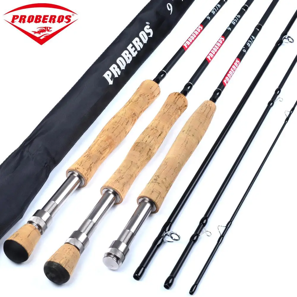 2.7M 4 Section Strong Carbon Fishing Rod 3/4#5/6#7/8#