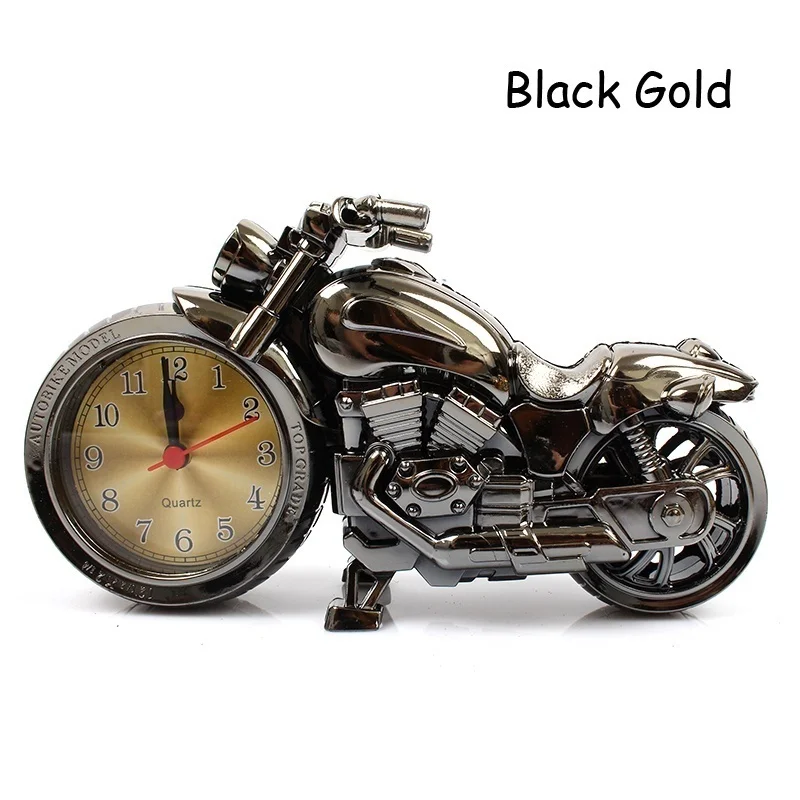 B3 Винтажные часы для дома модные персонализированные Золотые Ретро паровой поезд модель мотоцикла спальня стол будильник лучшие подарки - Цвет: B3