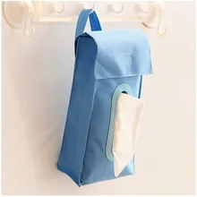 Подвесная стойка для бумажного полотенца, сумка, автомобильная крепящаяся Сумочка для салфеток, подвесная сумка для ванной комнаты, автомобильный крепящийся Оксфордский матерчатый мешок для хранения