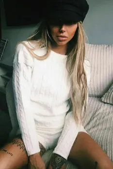 

New Arrival Women Long Sleeve Knitted Cable Crop Top and Shorts Lounge Wear Suit Ladies Co ord 2 pcs Tracksuit Sets Winter Suit