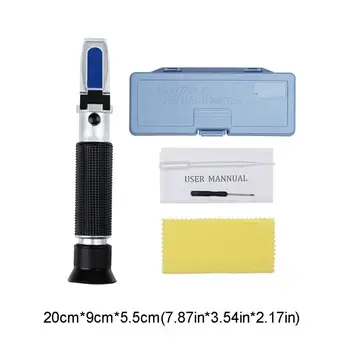 

Salinity Refractometer Tester Dual Scale Saltwater Tester for Fish Tank Aquarium