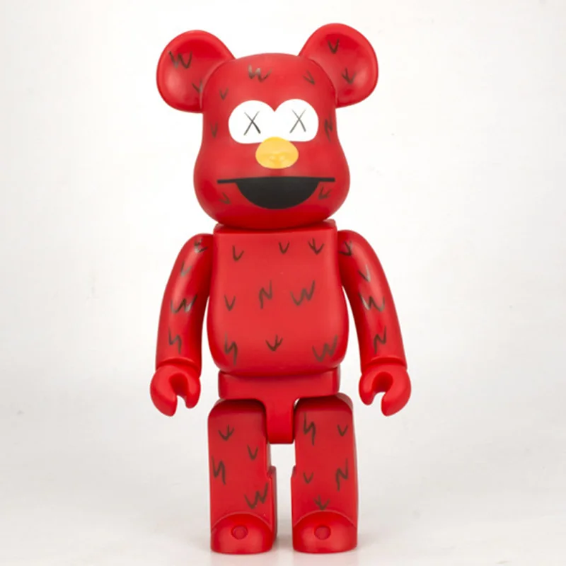 28 см 400% Bearbricklys Супер Герои Дэдпул фигурки блоки медведь Джек кукла "Скеллингтон" Коллекционные модели игрушки для друзей - Цвет: Сиренево-синего цвета