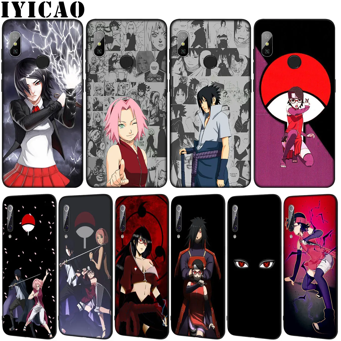 Мягкий силиконовый чехол для телефона sarada uchiha Naruto Xiaomi Mi 10 9 9T A3 Pro 8 SE A2 Lite A1 6 CC9 CC9E