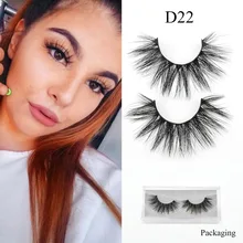 Visofree, норковые ресницы ручной работы, накладные ресницы, Многоразовые Накладные ресницы, ресницы, толстые 3D, норковые ресницы, макияж D22