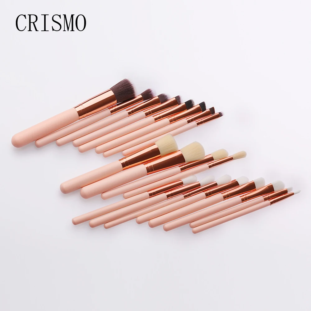 CRISMO 20Pcs Set Professional Makeup Brush Set Pro Blending Eyeshadow Powder Foundation Eyes Eyebrow Lip Eyeliner 5