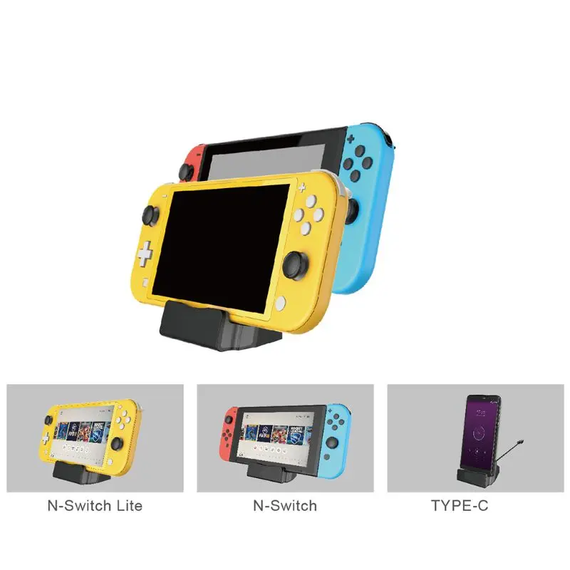 Подставка для зарядки док-станция с кабелем для N-Switch Lite и комплект контроллера переключателя