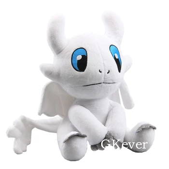 

Light Fury Soft Plush Dolls Sitting Gesture 24 cm How to Train Your Dragon Stuffed Animals toys Children kawaii Soft toy
