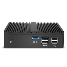 

Mini PC Intel Celeron J1900 Quad-Cores Windows 10 Linux DDR3L mSATA SSD HDMI Display VGA 5*USB WiFi Gigabit LAN HTPC Fanless