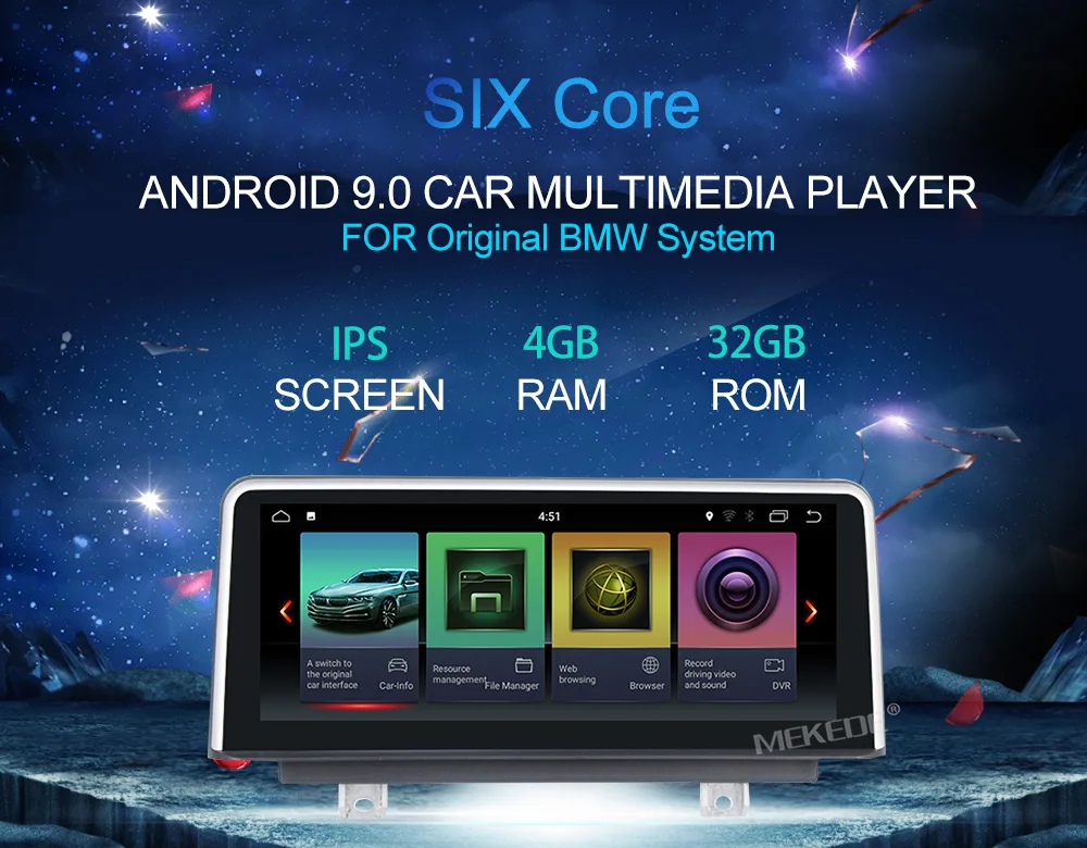 Perfect Car multimedia player 6 core 4+32G PX6 Android 9 Car DVD player GPS navigation for BMW X1 E84 2009-2015 10.25