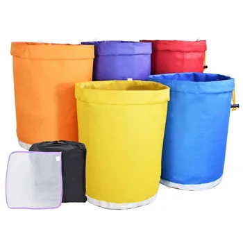 

VOGVIGO Garden 5PC 1 Gallon Colored Plant Seed Filter Bag Bucket Bubble Hash Bag Herbal Ice Essence Extractor Kit