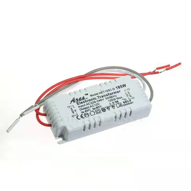 AC 220V AC 12V 전자 변압기 전압 변환기 20-60W 스마트 전원 공급 장치 드라이버 디밍/분할/원격 제어