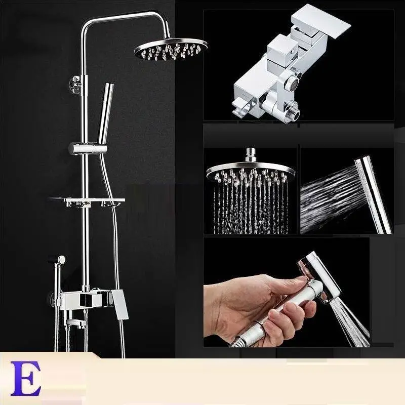 Дуще Conjunto, с милыми лисами, Douchette Duschsystem Columna Ducha Chuveiro Banheiro Панель Colonne De душ напора Eletrico Ванная комната душа