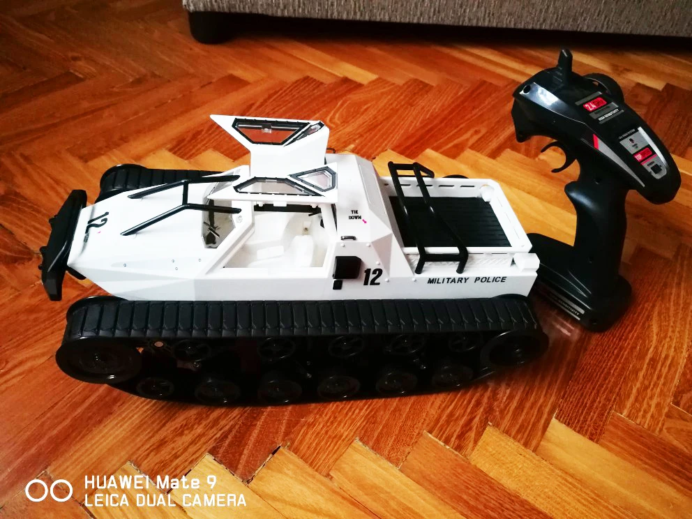 2 4G rc Танк четыре колеса большой военный грузовик 1:12 размер симулятор Диск