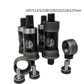 

HiMISS Mountain Bike Fixed Cog Bicycle Square Hole Axle Waterproof Bearing Centre Shaft