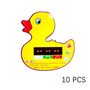 

10CS Cute Duck Pattern Babty Safety Care Bath Water Thermometer Swim Pool Water Thermometer Lcd Digital Thermometer