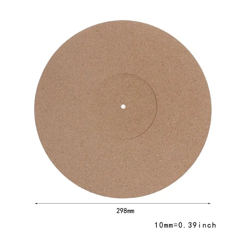 Пробковый поворотный коврик Audiophile 2 мм антистатический антивибрационный коврик LP Виниловая пластинка D08A