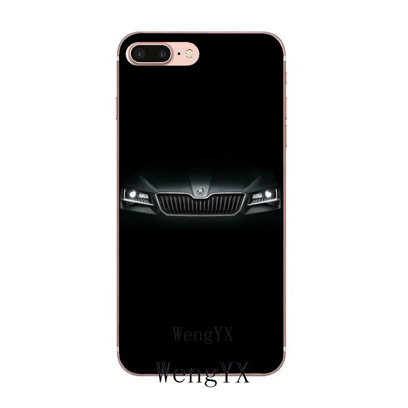 Чехол для samsung Galaxy J8 J7 J5 Prime pro J3 A7 A5 A3 Skoda OCTAVIA III автомобильные брелки с логотипом Мягкая обложка чехол - Цвет: Skoda-A-15