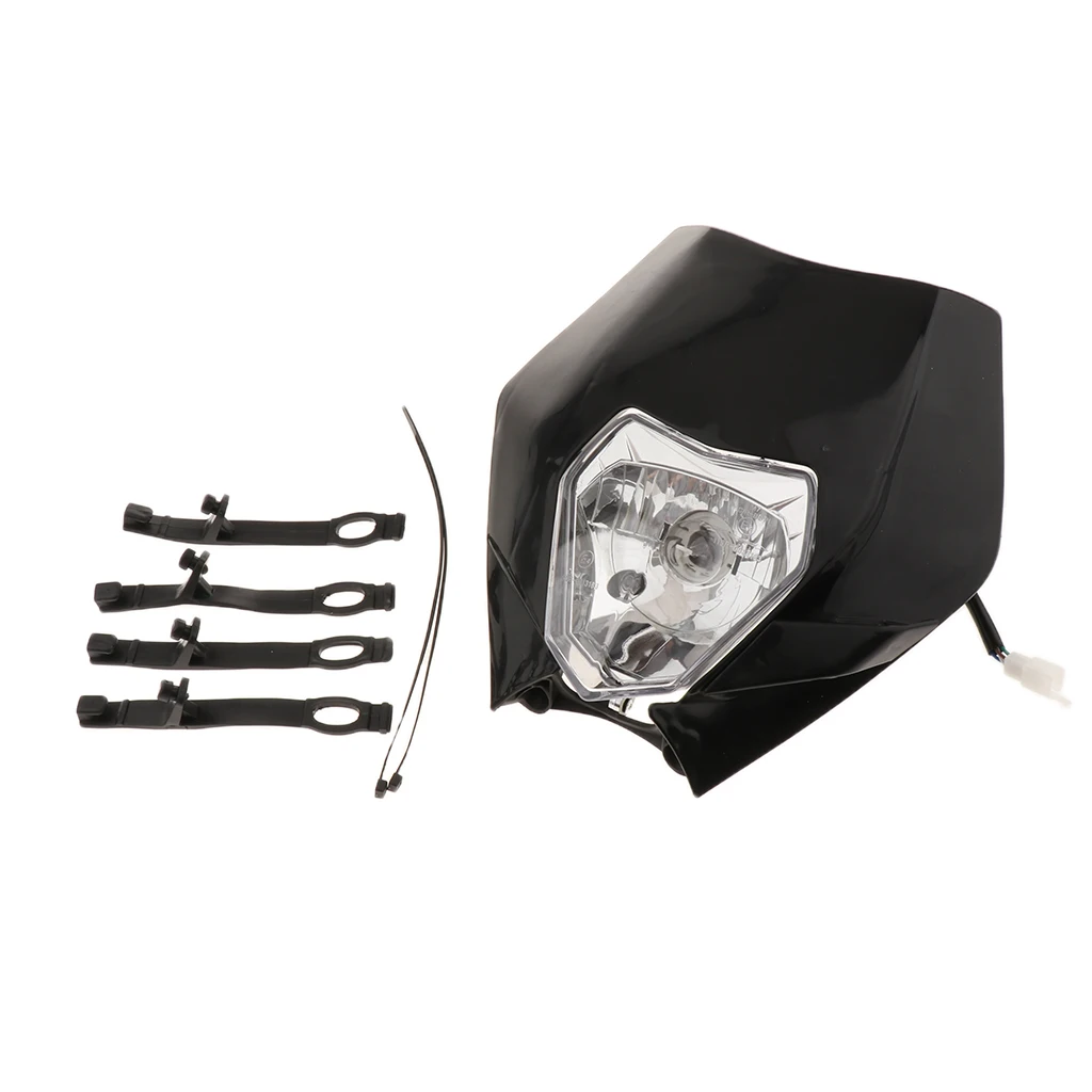 Dual Sport Headlight 12V 35W Head Light for   SMR EXC SX Fairing Mask