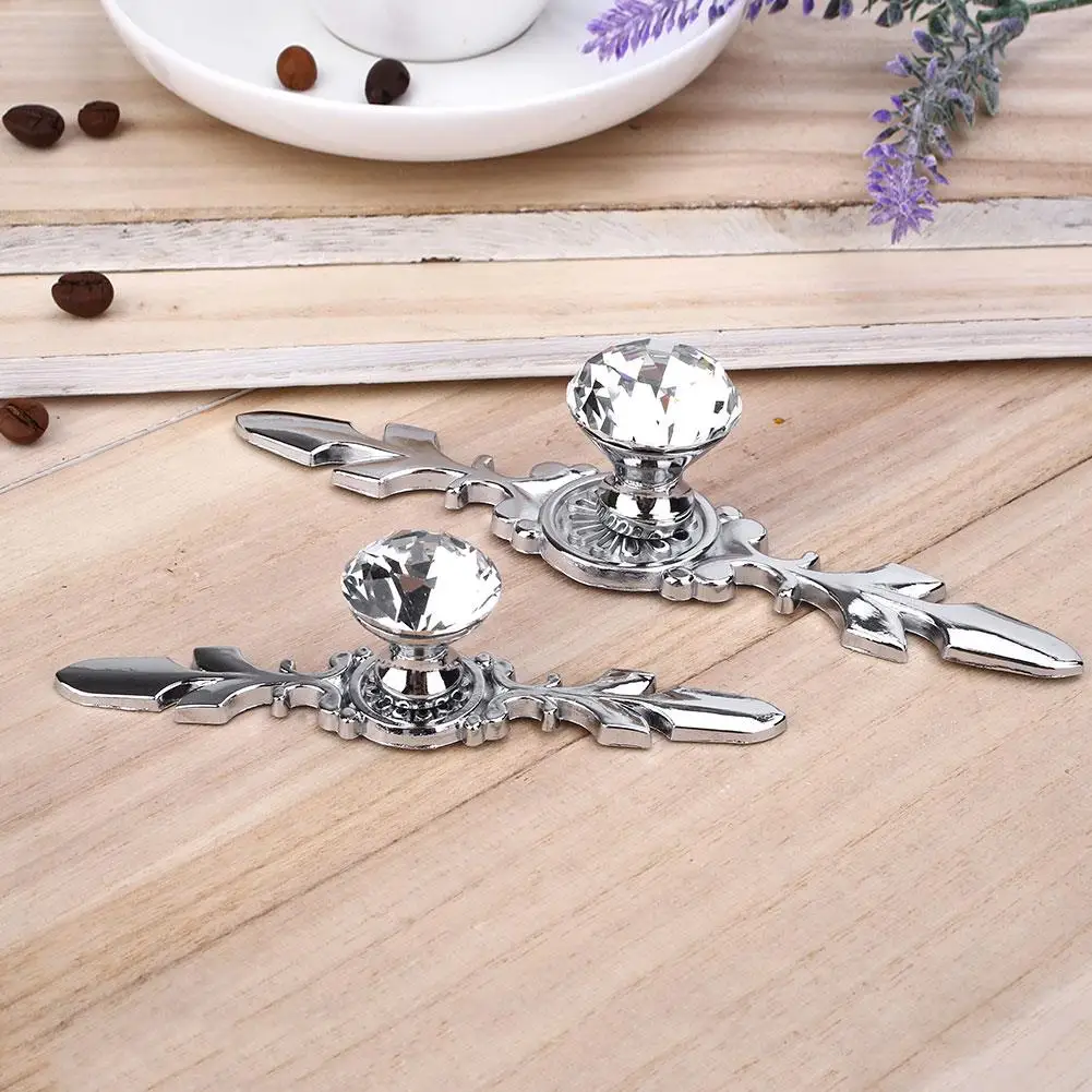 Door Knobs Crystal Door Knobs Handle Cabinet Home Decorative Drawer Pulls Cupboard Decor SL High Quality Kitchen