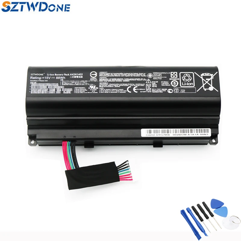 SZTWDONE A42N1403 Аккумулятор для ноутбука ASUS ROG GFX71 GFX71JY GFX71JT G751 G751J G751JT G751JM G751JY A42LM93 A42LM9H 15 в