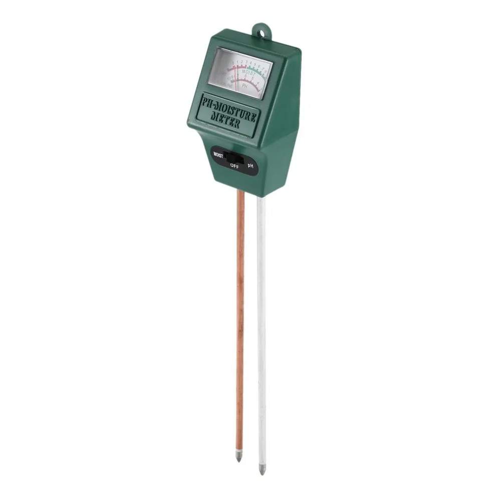 2 в 1 грунтовый гигрометр с двойным зондом тестер почвы садовая влага Почва PH светильник измеритель интенсивности тестер инструмент