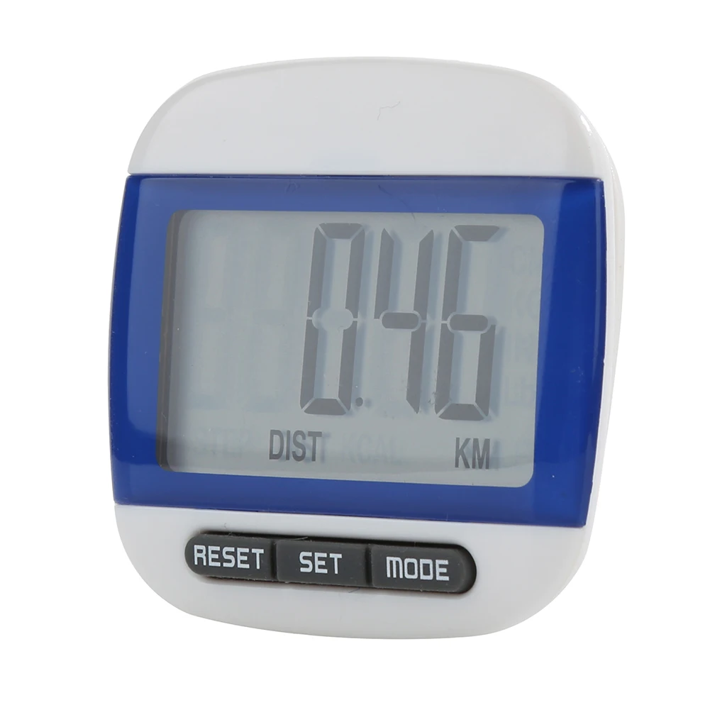 Mini Multifuctional Digital LCD Pedometer Run Walking Distance Step Counter Health Monitor Sport Step Movement Calories Counter 3d pedometer