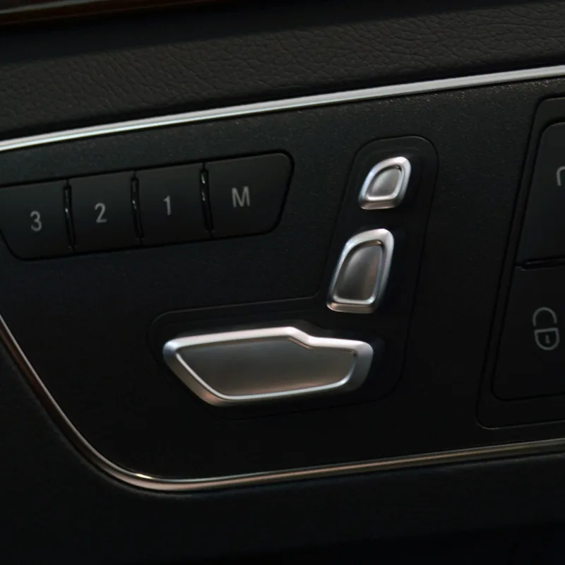 ABS хром переключатель регулировки сиденья замена для Mercedes Benz E C GLK ML GL CLS 2008~ 2013