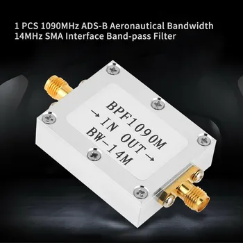 

1090MHz Band-pass Filter ADS-B Aeronautical Bandwidth 14MHz SMA Interface