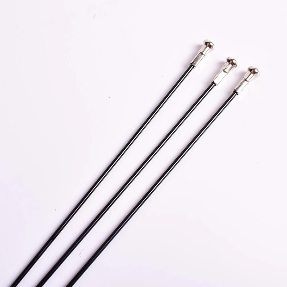 Bike Spokes and Nipples High-carbon Steel 16Pcs 251/253/255/257/259/261/263/265/267/269 mm Knitting Needle