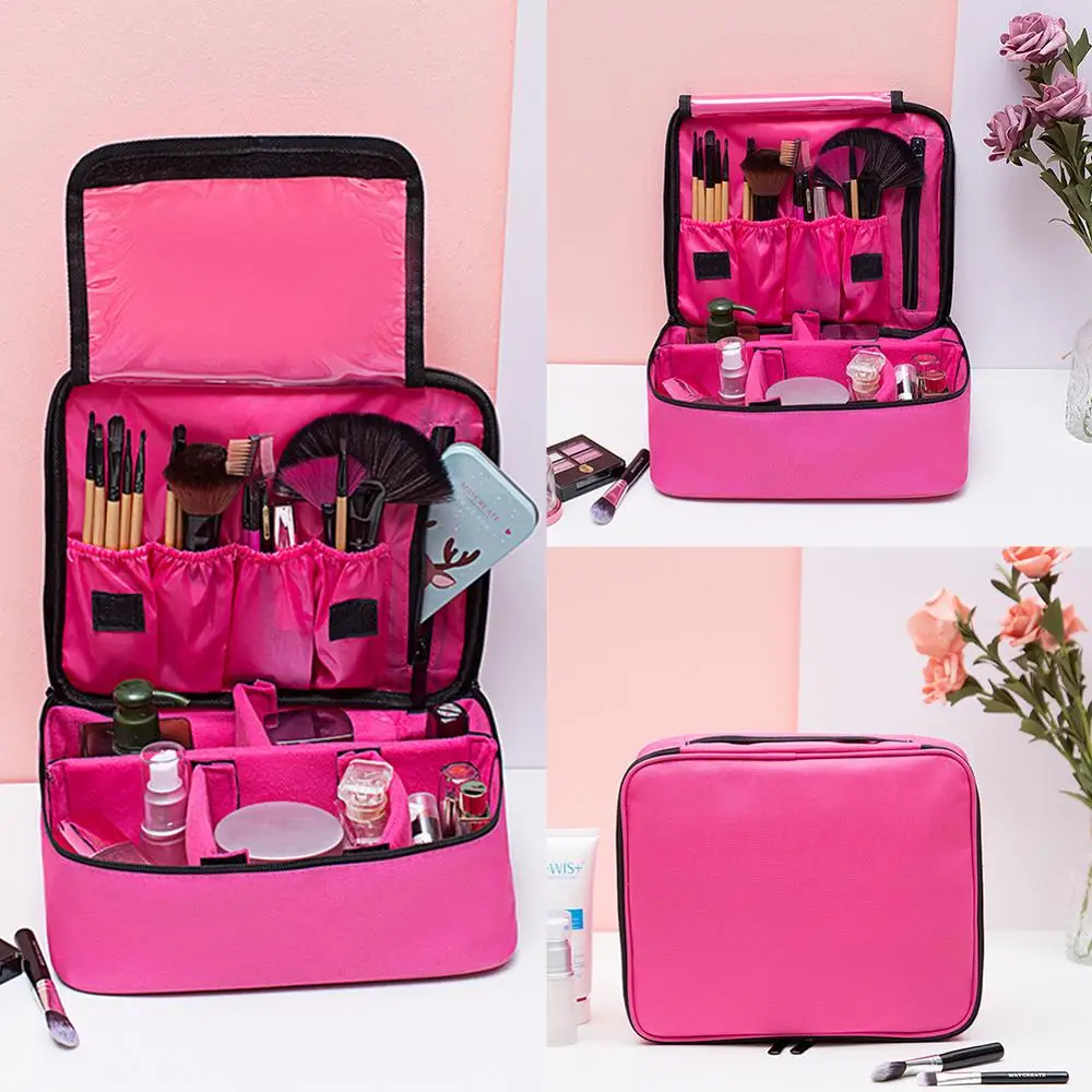 Professional Large Makeup Bag Women Cosmetic Case Multifunction Storage