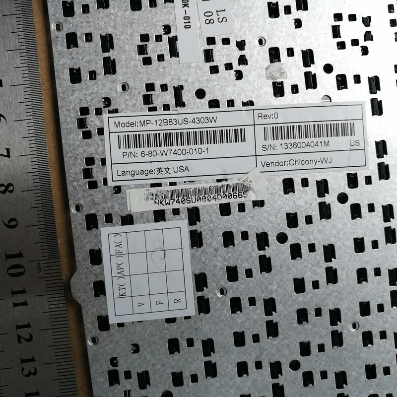 Новая английская клавиатура для ноутбука Clevo W540 W740SU W840 X411 MP12B83U4430|laptop keyboard|keyboard for