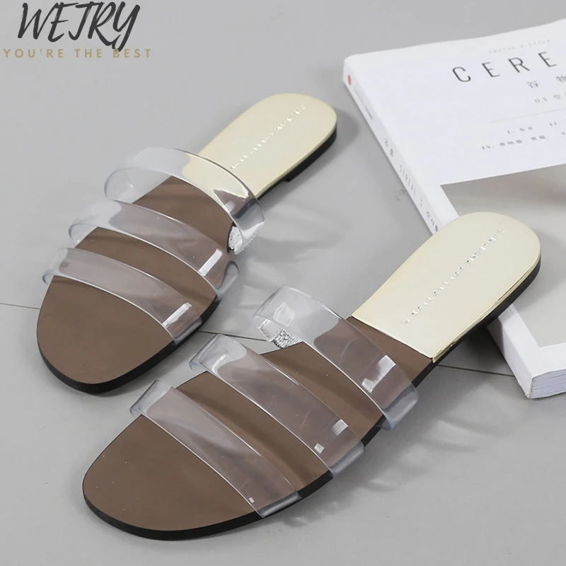

2020 New Brand Mixed Colors Women Slipper Pllus Size 35-41 Women Summer Beach Slides Flip Flops Outdoor Flat Slipper