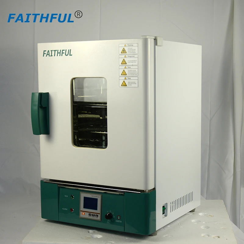 Lab Small 18L Drying Oven Electric Heating Constant-temperature Desktop WHL Drying Box 300&deg;C PID LCD Display Microcomputer